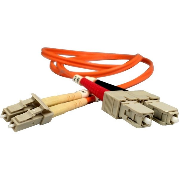 Amer Networks 2Meter Sc-Lc Multimode Duplex Pvc Zip Fiber Cable SC-LC2MZ